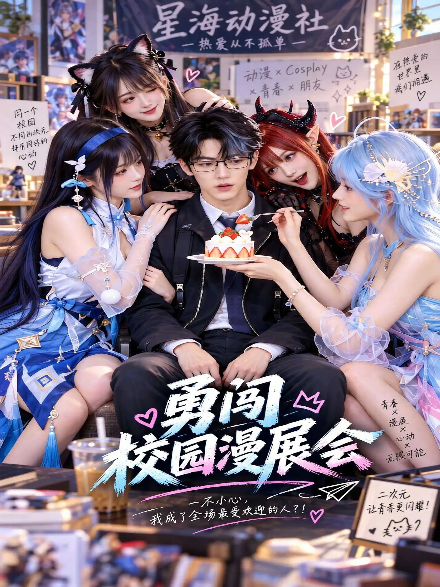 《小区电工是退役兵王》短剧海报